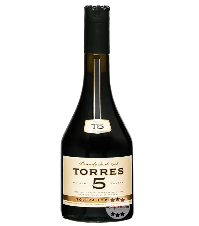 Torres: Brandy 5 / 38 % vol / 0,7 Liter-Flasche