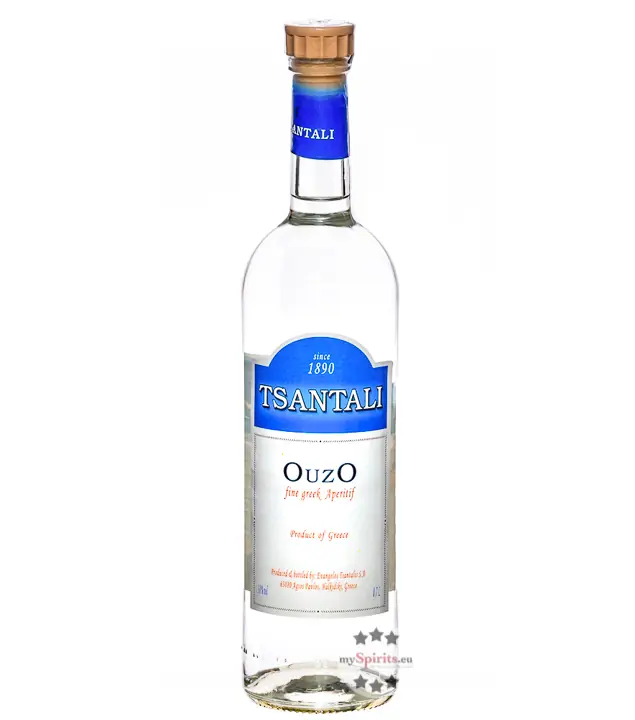 Tsantali Ouzo fine Greek Aperitif / 38 % Vol. / 0,7 Liter-Flasche