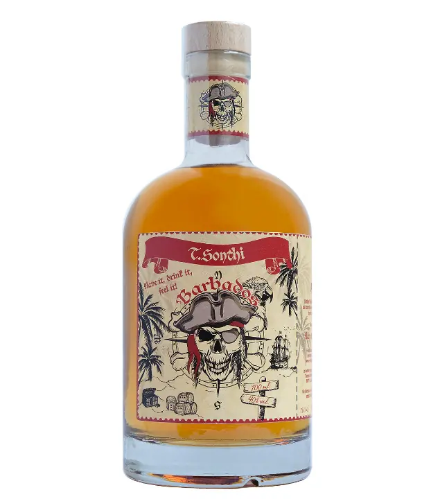 T.Sonthi 10 Years Barbados (Rum-Basis) / 40 % vol / 0,7 Liter-Flasche