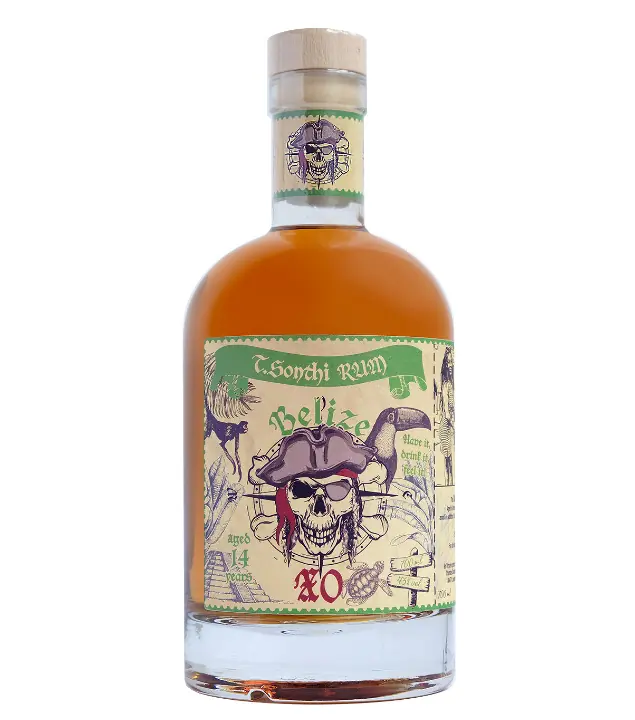 T.Sonthi 14 Years Belize XO Rum / 43 % vol / 0,7 Liter-Flasche