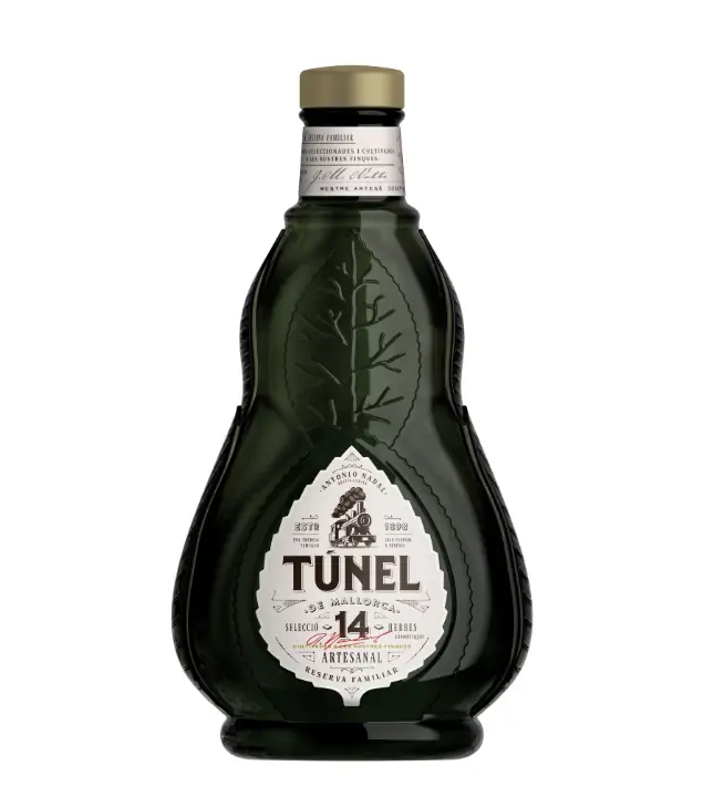 Túnel de Mallorca: Hierbas 14 Reserva Familiar Hierbas / 28 % vol / 0,7 Liter-Flasche