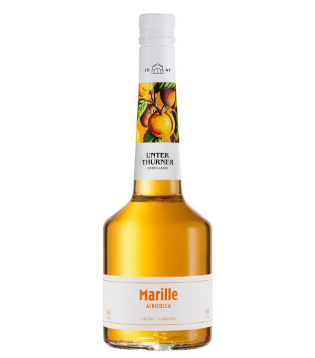 Unterthurner Marillenlikör Hauslikör Marille / 28 % vol. / 0,7 Liter-Flasche 