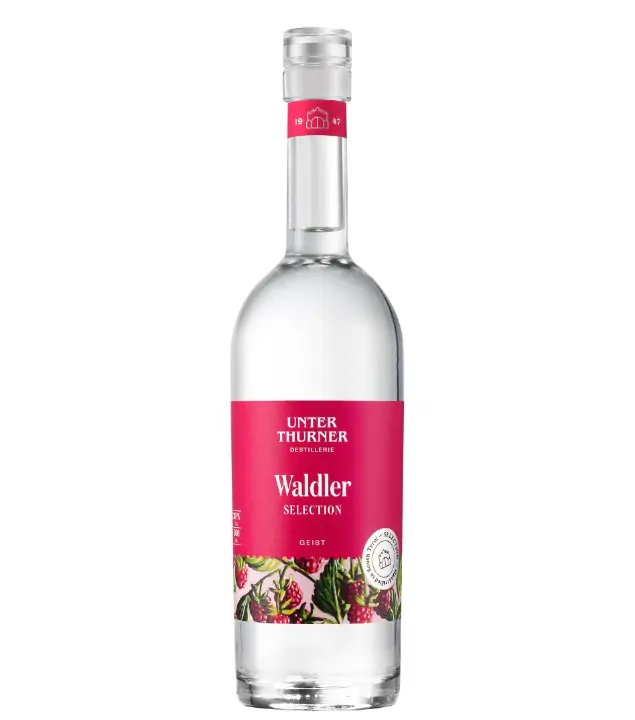 Unterthurner: Waldler Selection Wald-Himbeergeist Spirituose / 39 % vol / 0,5 Liter - Flasche