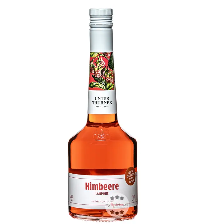 Unterthurner Himbeerlikör Hauslikör Himbeere / 28 % vol. / 0,7 Liter-Flasche