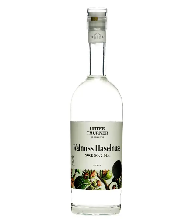 Unterthurner Walnuss-Haselnuss Edelgeist Selvaticus Walnuss-Geist / 39 % vol. / 0,5 Liter-Flasche
