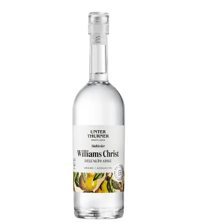 Unterthurner Williams-Birnen Brand Selection Edelbrand / 40 % vol / 0,5 Liter-Flasche