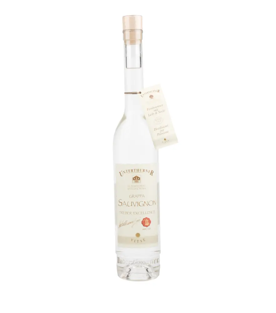 Unterthurner Grappa Sauvignon Vitae / 42 % vol. / 0,5 Liter-Flasche