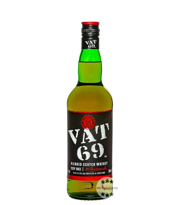 VAT 69 Blended Scotch Whisky / 40 % Vol. / 0,7 Liter-Flasche