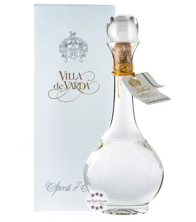 Villa de Varda Grappa Chardonnay Mormorio Della Foresta / 40 % / 0,7 Liter-Flasche