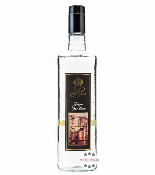 Villa de Varda Grappa Gran Cuvée – Grappa aus dem Trentino / 40 % / 1,0 Liter-Flasche