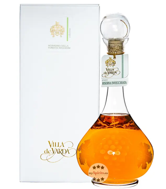 Villa de Varda Grappa Riserva Invecchiata Mormorio Della Foresta / 40 % Vol. / 1,5 Liter-Flasche