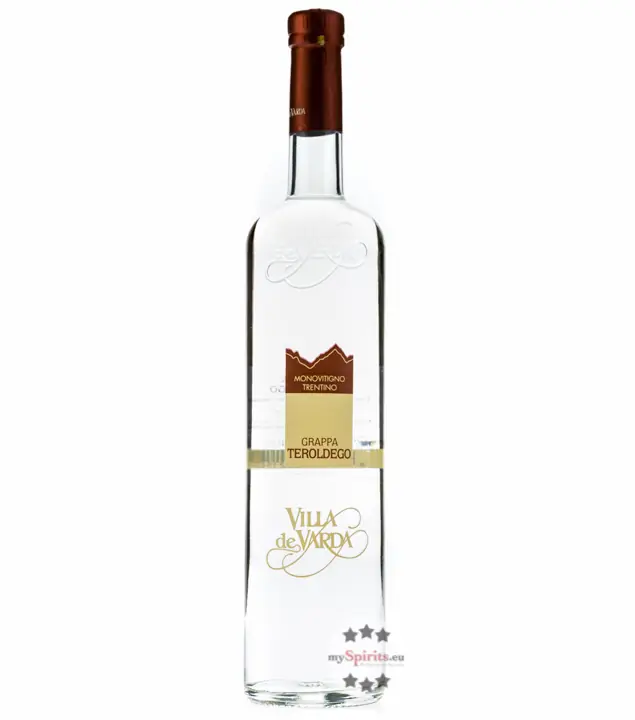 Villa de Varda Grappa Teroldego Monovitigno / 40% Vol. / 0,7 Liter-Flasche