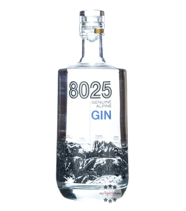 Villa Laviosa Genuine Alpine Gin 8025 / 40 % Vol. / 0,5 Liter-Flasche
