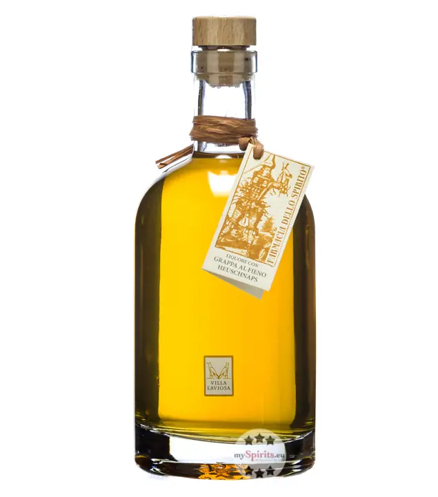 Villa Laviosa Heulikör mit Grappa - Liquore con Grappa al Fieno / 30 % Vol. / 0,7 Liter-Flasche