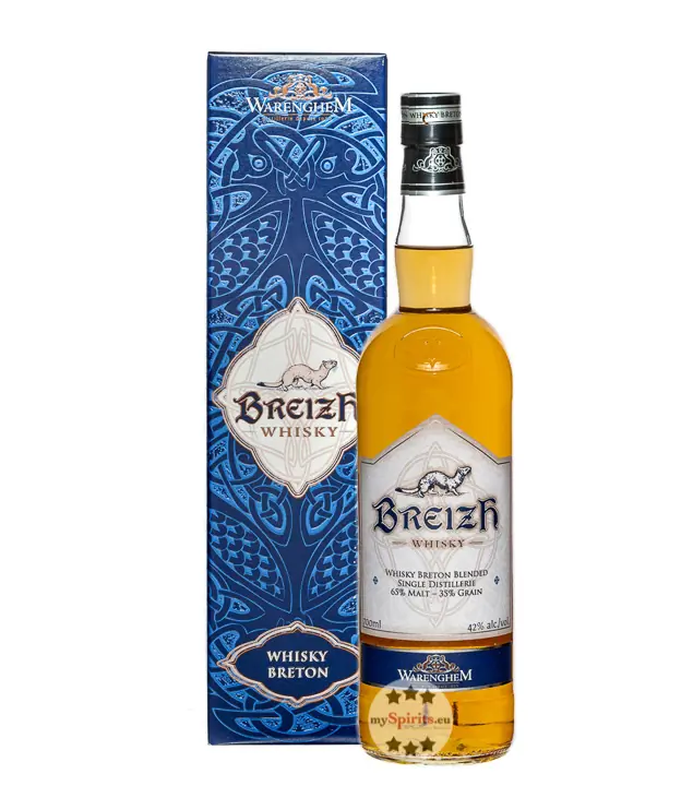 Warenghem: Armorik Breizh Whisky Breton Blended Single Distillerie / 42 % Vol. / 0,7 Liter-Flasche in Geschenkbox