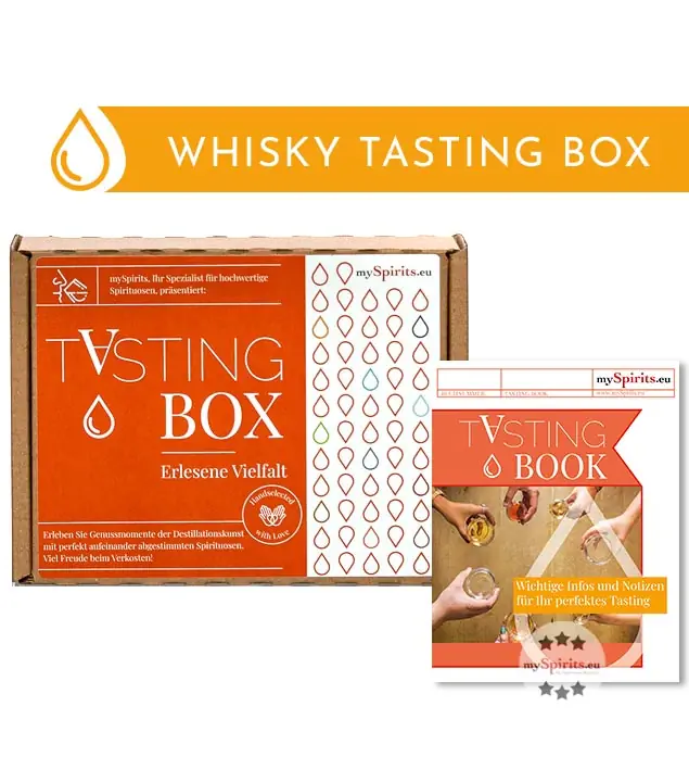 Whisky Tasting Set „Blended Whisky” Miniaturen-Probierset / 40 - 45 % Vol. / 10 x 0,02 l in Box mit Tasting-Booklet