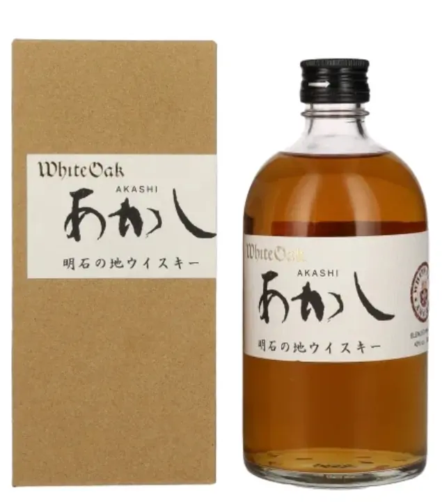 White Oak Akashi Japanese Blended Whisky / 40 % Vol. / 0,5 Liter-Flasche in Karton