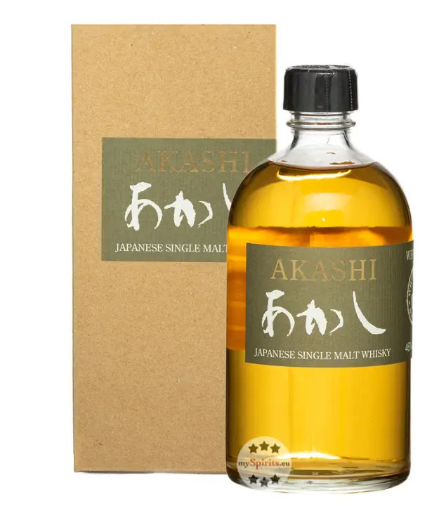 White Oak Akashi Japanese Single Malt Whisky / 46 % Vol. / 0,5 Liter-Flasche in Geschenkkarton