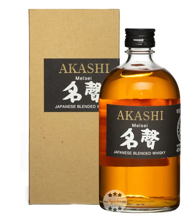 White Oak Akashi Meïsei Japanese Blended Whisky / 40 % Vol. / 0,5 Liter-Flasche in Geschenkkarton
