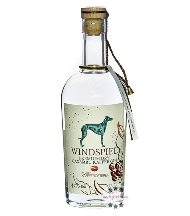 Windspiel Premium Dry Caxambu Kaffee Gin / 47 % Vol. / 0,5 Liter-Flasche