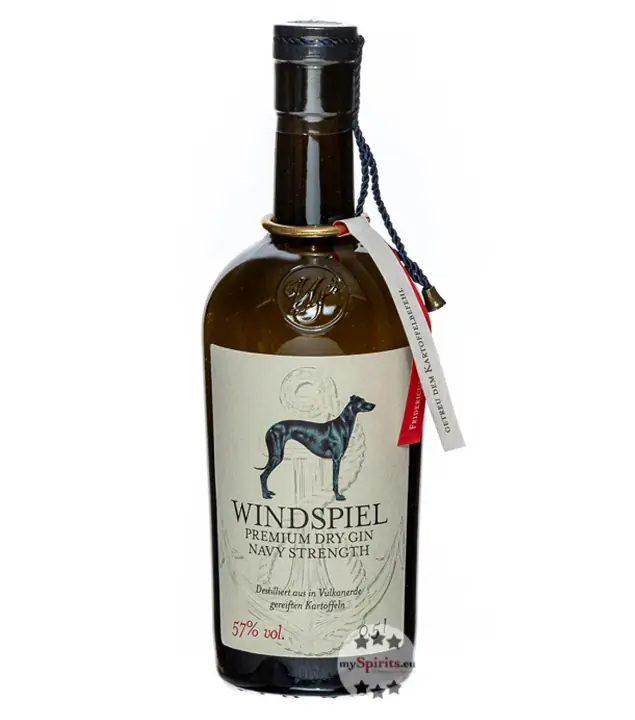 Windspiel Premium Dry Gin Navy Strength / 57 % Vol. / 0,5 Liter-Flasche