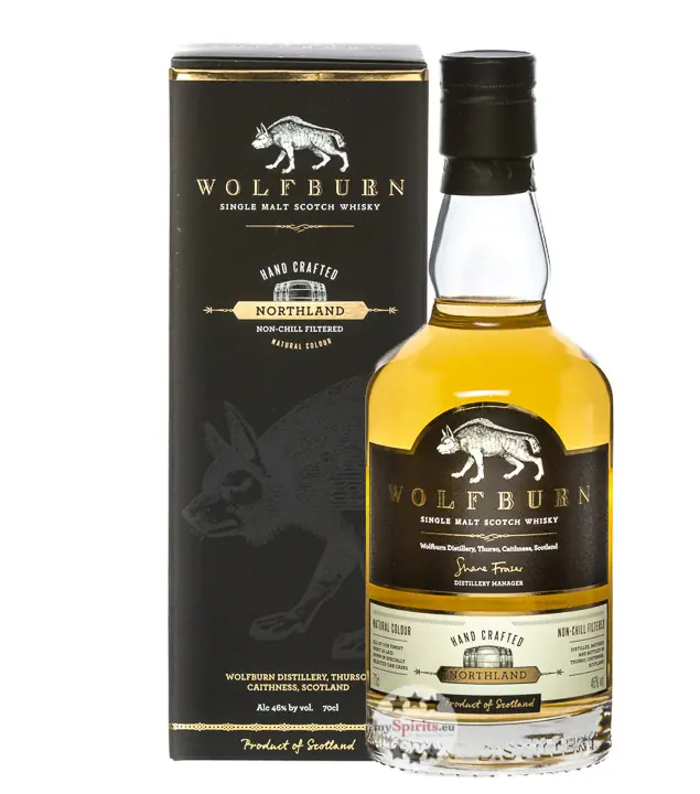 Wolfburn Northland Single Malt Scotch Whisky / 46 % Vol. / 0,7 Liter-Flasche in Geschenkkarton