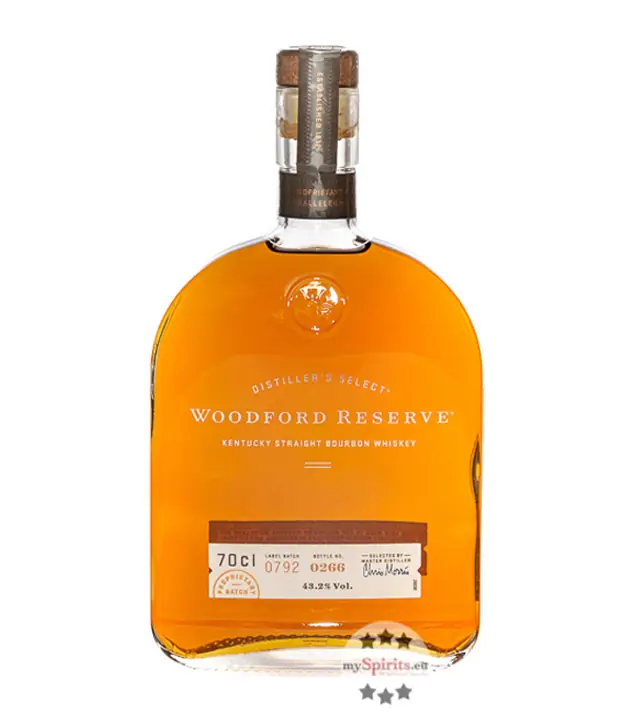 Woodford Reserve Distiller's Select Kentucky Straight Bourbon Whiskey / 43,2 % Vol. / 0,7 Liter-Flasche
