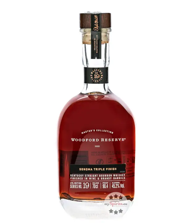 Woodford Reserve Sonoma Triple Finish Master’s Collection Bourbon Whiskey / 45,2 % vol / 0,7L Flasche