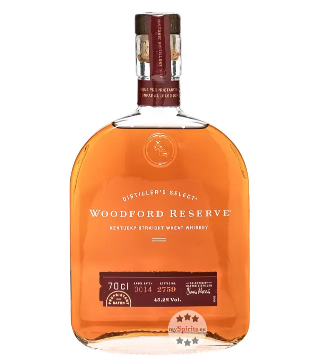Woodford Reserve Kentucky Straight Wheat Whiskey / 45,2 % vol / 0,7 Liter-Flasche
