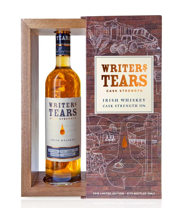 Writers Tears Cask Strength Whiskey / 53 % Vol. / 0,7 Liter-Flasche in Geschenkbox