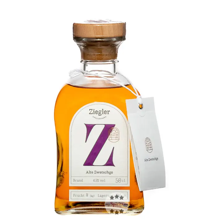 Ziegler Alte Zwetschge Edelobstbrand / 43 % Vol. / 0,5 Liter-Flasche