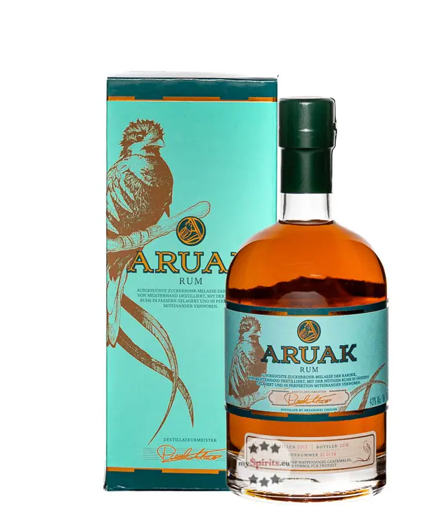 Ziegler: Aruak Rum / 43 % Vol. / 0,5 Liter-Flasche in Geschenkkarton