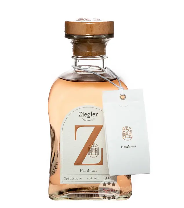 Ziegler Haselnuss Spirituose / 43 % Vol. / 0,5 Liter-Flasche