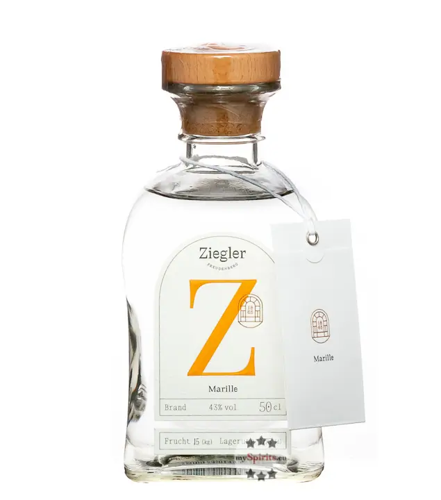 Ziegler Marillen Marillen-Edelobstbrand / 43 % Vol. / 0,5 Liter-Flasche
