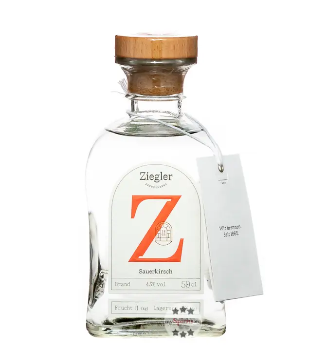 Ziegler Sauerkirschbrand / 43 % Vol. / 0,5 Liter-Flasche
