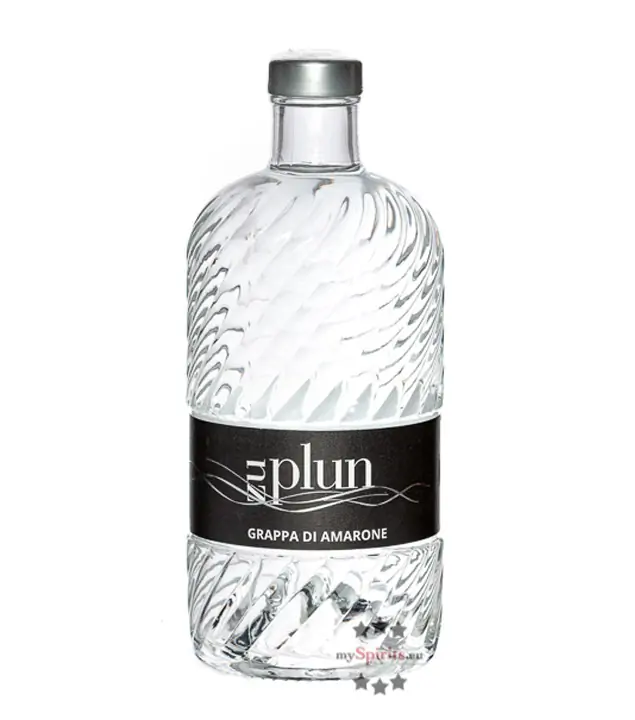 Zu Plun: Grappa di Amarone / 42 % Vol. / 0,5 Liter-Flasche