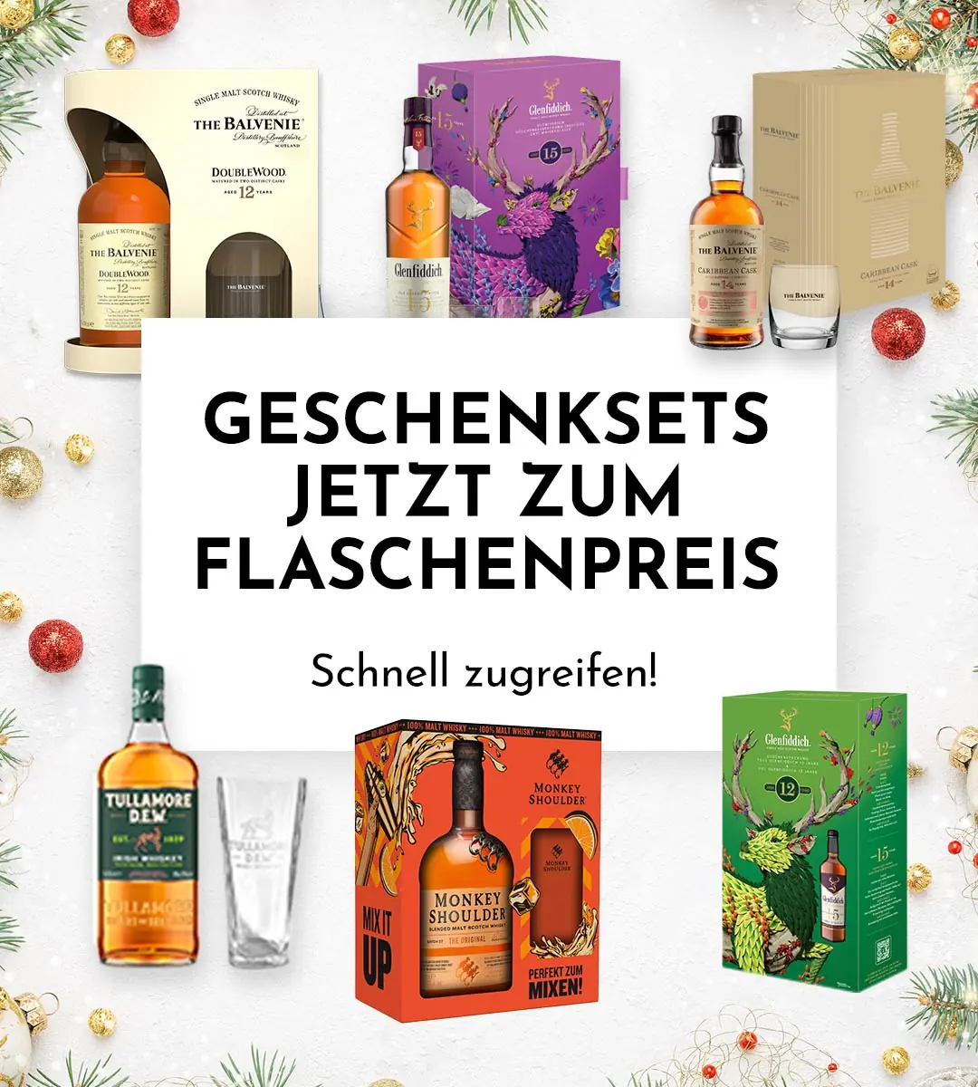 Jetzt Geschenksets zum Preis der Einzelflasche sichern! Jetzt Geschenksets zum Preis der Einzelflasche sichern!