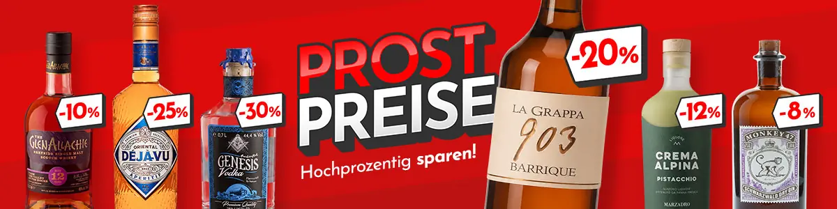 Prost-Preise: Jetzt hochprozentig sparen! Prost-Preise: Jetzt hochprozentig sparen!