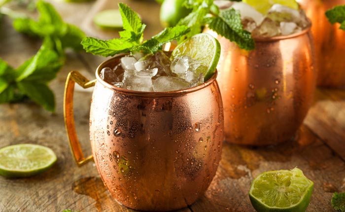 Moscow Mule – ein scharfer Drink im Kupferbecher