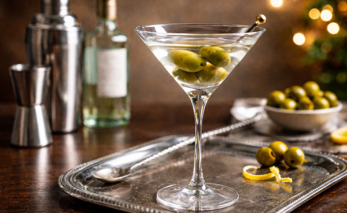 Martini Cocktail fuenf Rezepte