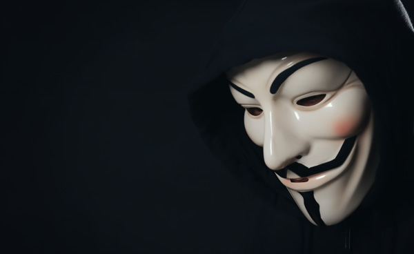 Populäre Guy Fawkes Maske