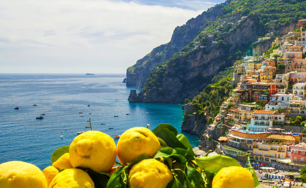 Zitronen für Limoncello-Herkunft